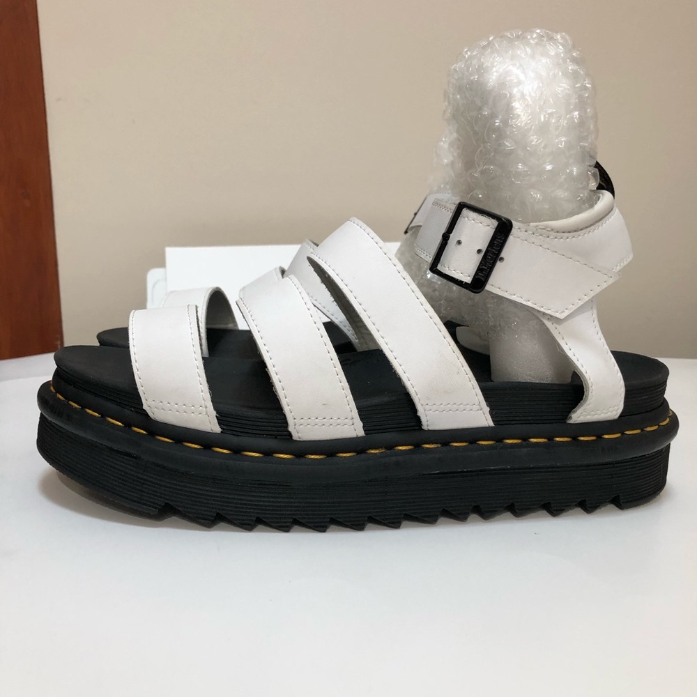 Dr. Martens Blaire Hydro Leather Strap Sandals - Picture 5 of 13